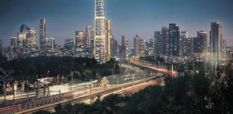 Ten New Towers Up to 100 Floors Are Coming to Ramat Gan